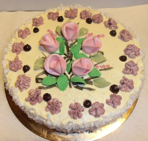 Tradycyjny tort lubelski - dla Magdy Tradycyjny tort urodzinowy